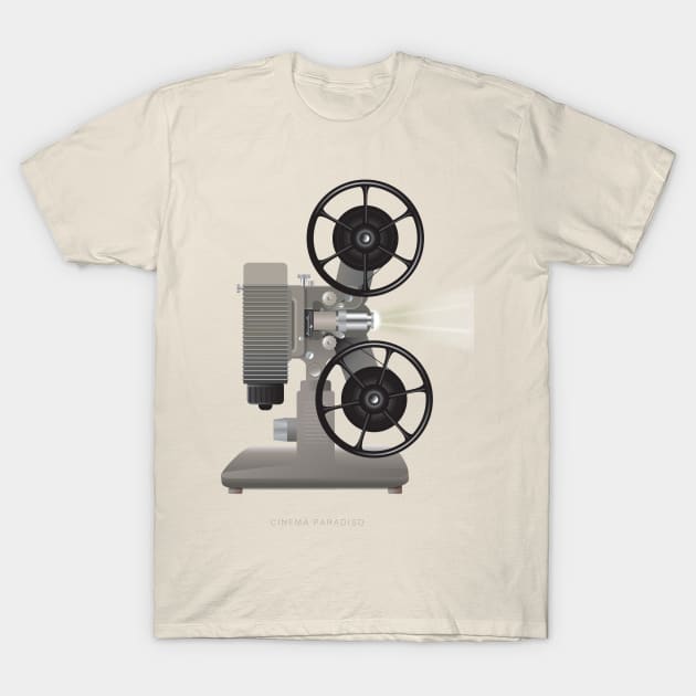 Cinema Paradiso - Alternative Movie Poster T-Shirt by MoviePosterBoy